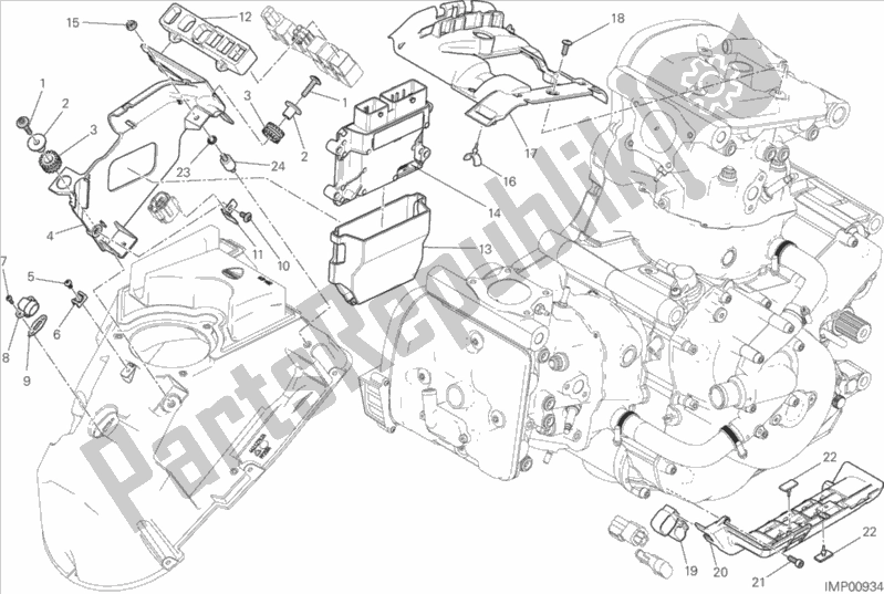 Todas las partes para Unidad De Control Del Motor de Ducati Monster 1200 R 2019